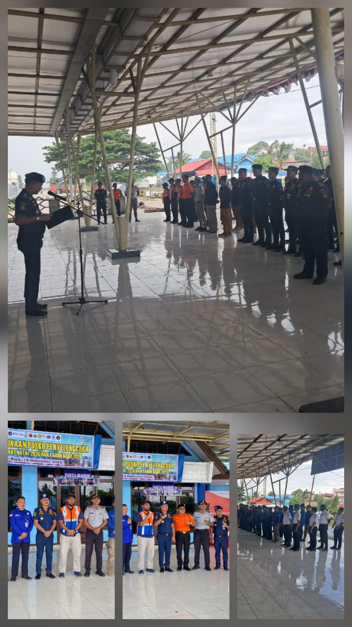 Apel Pembukaan Posko Nataru 2025/2026 pd Pelabuhan Laut Biak